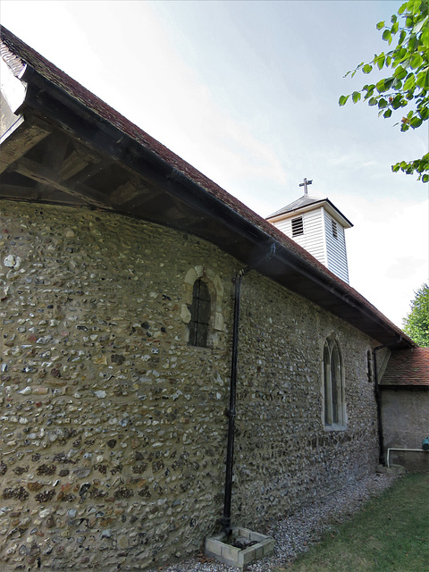 little tey church, essex (9)c12 church with puddingstone around the apse