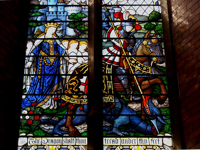 Detail Of Lady Jardine Memorial Window, West End Of Saint George's Church, St George's Drive, Nottingham