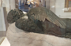 Detail of Sleeping Eros in the Metropolitan Museum of Art, April 2017