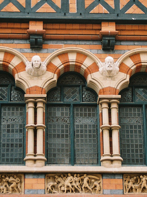Detail of Watson Fothergill's Office, George Street, Nottingham