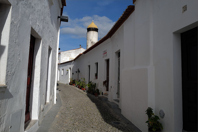 Moura, Alentejo, Mouraria, Looking back, taken 2 minutes later than previous photo