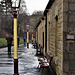 Some benches and lamps