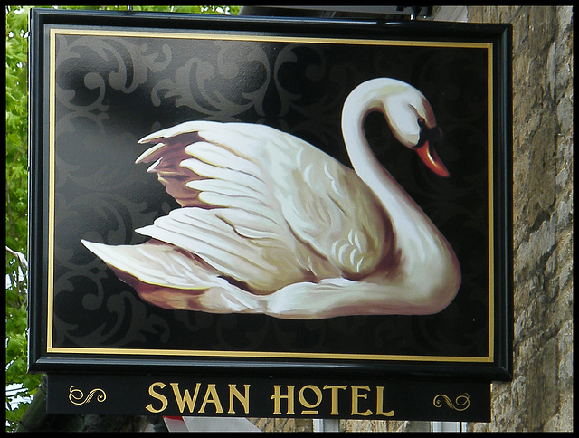 Swan pub sign