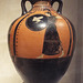 Panathenaic Amphora Attributed to the Kleophrades Painter in the Metropolitan Museum of Art, April 2017