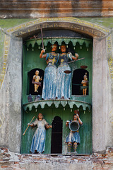 Romania, Sighişoara, Puppet Show on the Clock Tower