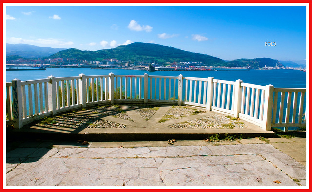 HFF desde el mirador del parque de Usategi; Getxo