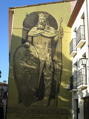 Mural of King Afonso IX.