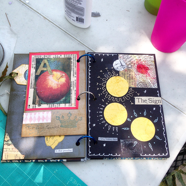 At bookmaking class, Los Angeles Trade School