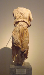 Female Statue Probably from the Temple of Ares in the Athenian Agora in the National Archaeological Museum in Athens, May 2014