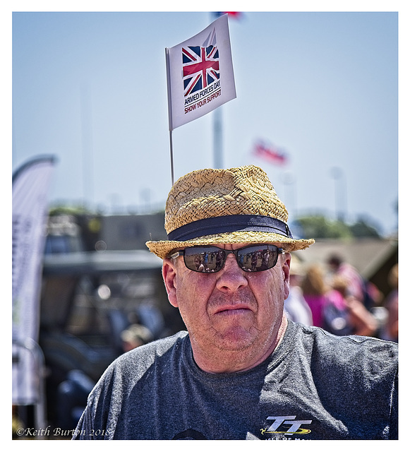 Straw Hat and Sunglasses