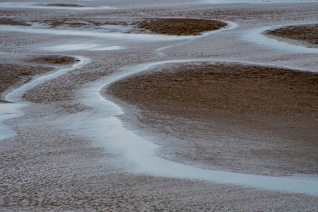 Sand patterns at Hoylake beach