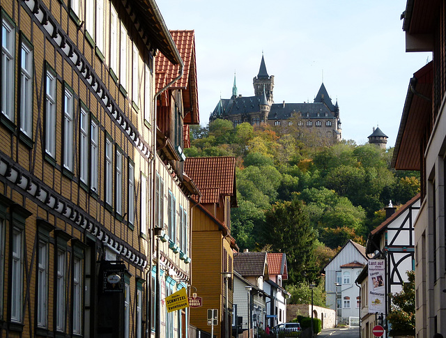 Schlossbergblick in Wernigerode