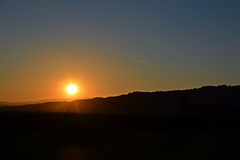 Sonnenuntergang am am Jura