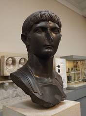 Marble Head of Germanicus in the British Museum, April 2013