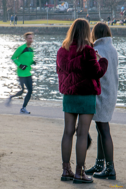 Schnelles Joggen finden die Frauen sexy ...