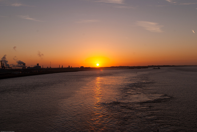 Sonnenaufgang in Hull
