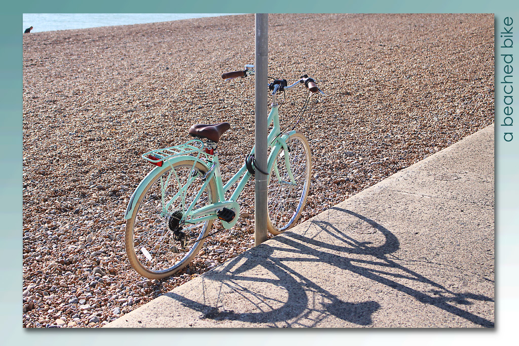 a beached bike - Seaford - 10.9.2015