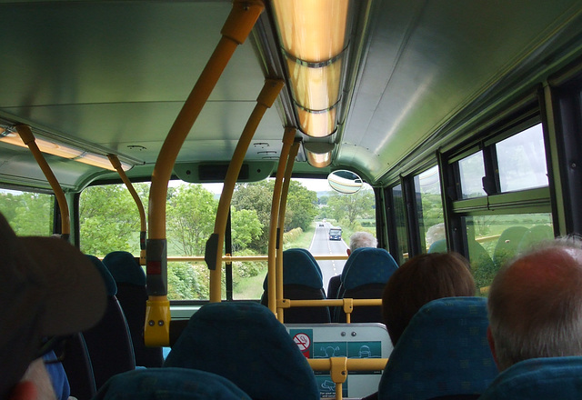 DSCF3900 On board Arriva NK05 GWX with NK05 GXG approaching - 15 Jun 2016