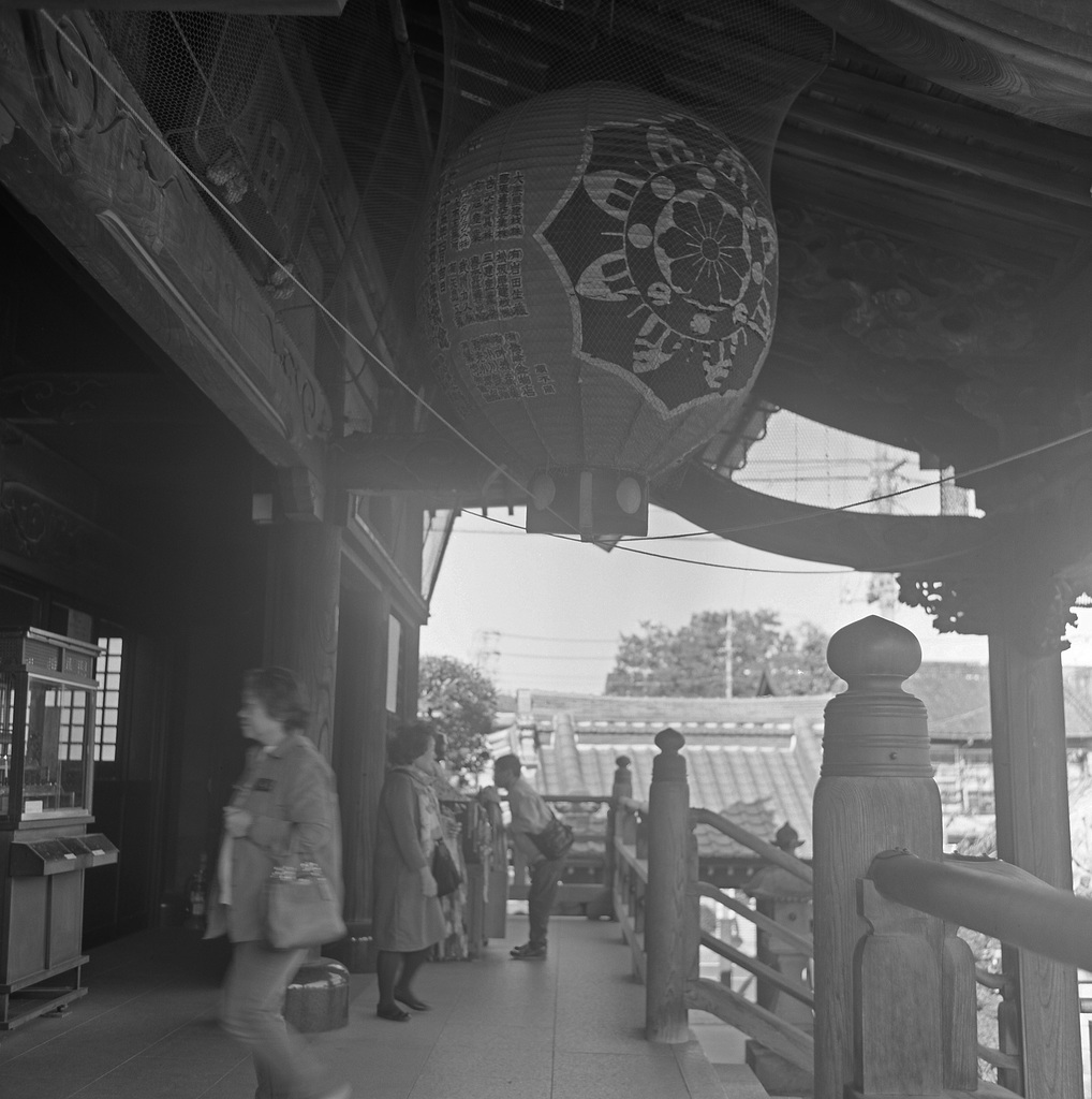 Paper lantern at a temple