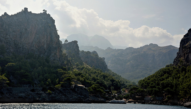 The Wonders of Mallorca:   The Canyon de la Calabra’ from the sea.