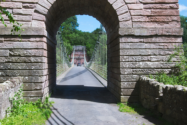 Scottish side of Chainbridge