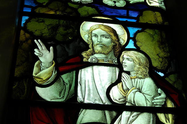 Detail of East Window, St Nicholas, Church, Castle Gate, Nottingham