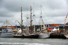 Sailing ships Morgenster and Minerva
