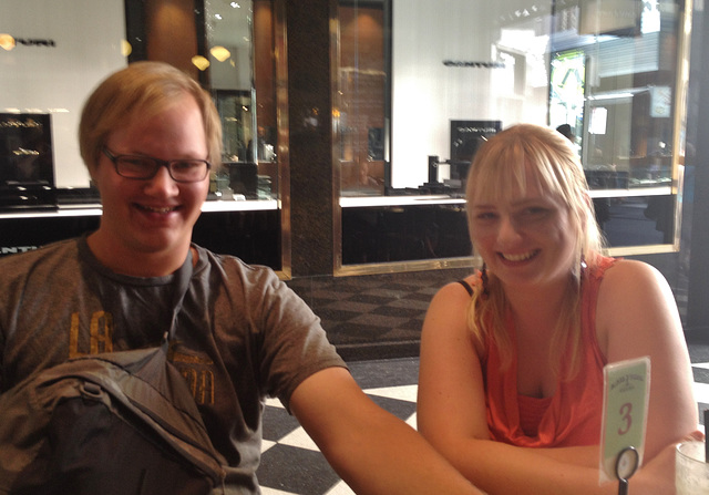 a last coffee with Markus & Eveliina