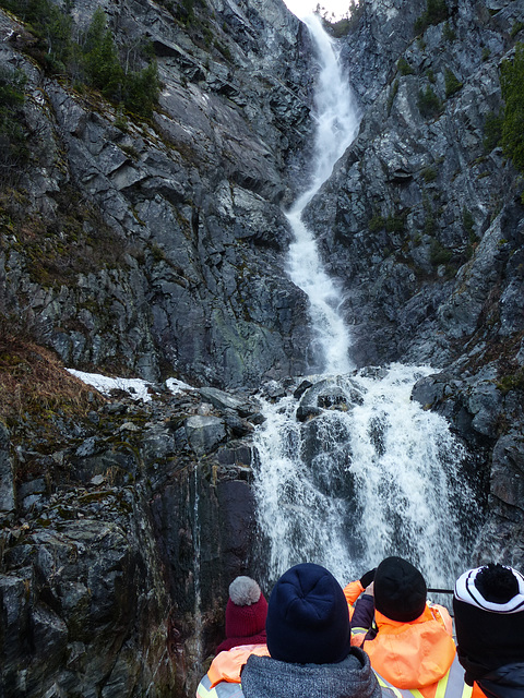 Day 7, waterfall, Saguenay Fjord, Tadoussac