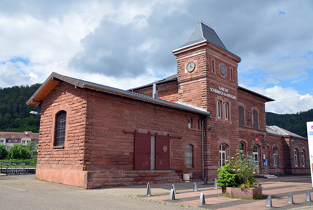 Das Bahnhofsgebäude von Schirmeck