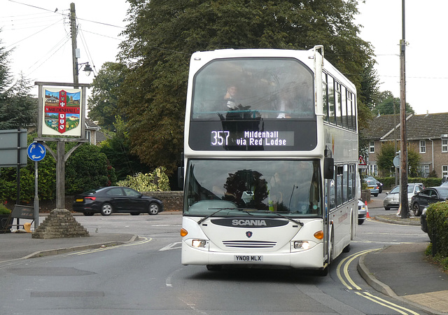 Coach Services Limited YN08 MLX in Mildenhall - 4 Sep 2024 (P1190584)