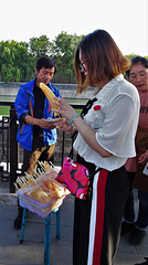 Street vendor outside Forbidden City