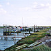The River Blythe looking towards the sea from Woodsend Marshes (Scan from October 1998)