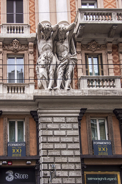 Genova, facade, details