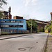 Vohwinkelstraße mit Werksanlagen des ArcelorMittal-Oxygenstahlwerks (Duisburg-Laar) / 22.07.2023