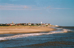 Looking towards Southwold from the southern end of The Denes (Scan from October 1998)