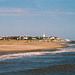 Looking towards Southwold from the southern end of The Denes (Scan from October 1998)