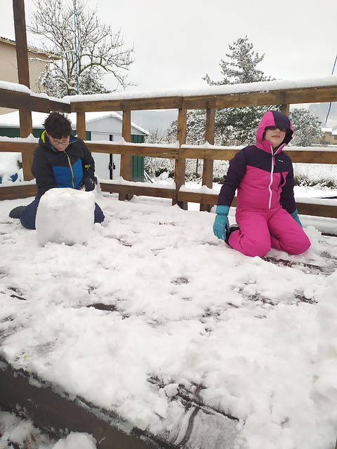 Un vrai bonheur , la neige