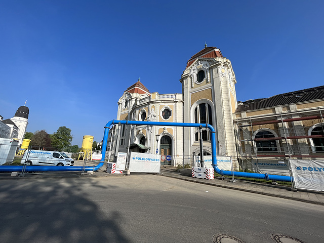 Arbeiten am Kurhaus