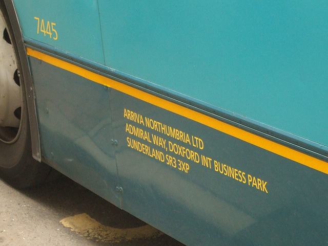 DSCF3897 Arriva NK05 GWX in Rothbury - 15 Jun 2016