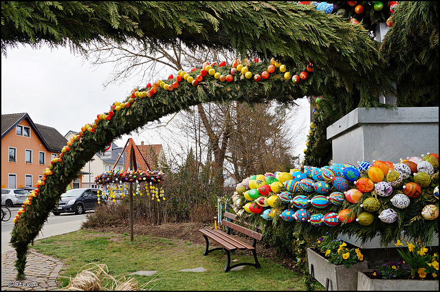 Platz für eine Rast nach dem Osterspaziergang