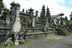 Indonesia, Bali, At the Entrance to the Hindu Temple of Pura Catur Lawa Dukuh