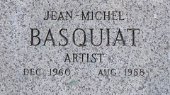 Basquiat's Grave in Greenwood Cemetery, September 2010