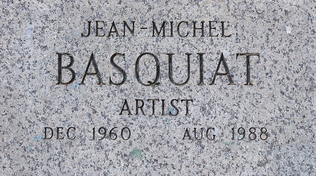 Basquiat's Grave in Greenwood Cemetery, September 2010