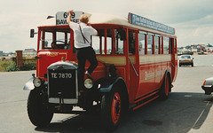 Buckland Omnibus Company TE 7890 at Bawdsey Quay – 12 Jul 1992