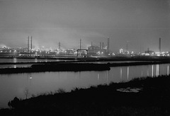 Dow Chemical at night - 1984