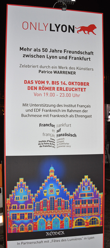 Info zur Illumination des Frankfurters Römers