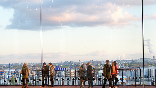 Hamburg Promenade der Elbphilharmonie