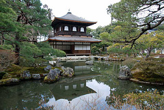 ginkaku kinkyo-chi pond