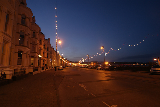 Douglas Promenade At Night